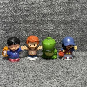 Fisher-Price Little People Lot Of 4 Figures - Toy Story Rex, Mailman / Women, +